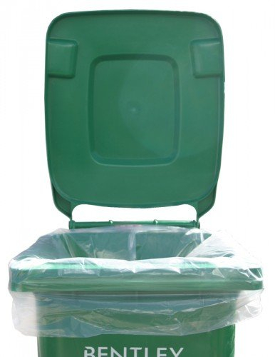 Clear Ruse Sacks/Heavy Duty Sacks/Office Bags (Clear Wheelie Bags) Box of 100