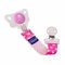 Chicco Fashion Clip Salvasucchietto Con Nastro, Clip Salvasucchietto Universale, Per Agganciare Ciucci, Catenella Porta Succhietto, Porta Ciuccio Neonato, Catenella Porta Ciuccio, Rosa, 0 Mesi+