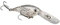 Strike King HCLS3W-U Walleye Elite Lucky Shad Lure, 3-Inch, Nude