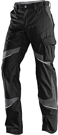 KÜBLER Workwear KÜBLER ACTIVIQ Arbeitshose schwarz, Größe 90, Herren-Arbeitshose aus Mischgewebe, leichte Arbeitshose