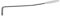 Fender Squier Standard Series - Brazo de trémolo (6 mm), color blanco