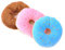 N-K Haustier Spielzeug Donut-Form Quietschend Quietschend Welpe Hund Haustier Katze Kätzchen Ton Kaut Spielzeug Zufällige Farbe Robust und praktischSicherheit