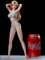 OBEST TBLeague 1/6th White Skin Female Actionfiguren Kommt mit Geformtem Kopf Und Blaue Kleidung (PHMB S34)