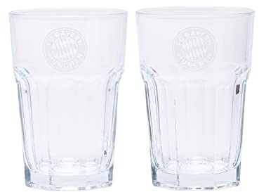 FC Bayern München Latte Macchiatto Glas 2er-Set I Fußball