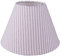 Clayre & Eef Lampenschirm Ø 23x15 cm Beige Weiß Baumwolle Streifen Stofflampenschirm