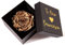 ROSEMARIE SCHULZ Heidelberg 1 Goldfarbene Infinity Rose konserviert 8,5x8,5 cm haltbar 3 Jahre personalisierbare Rosenbox (Gold, Personalisiert)