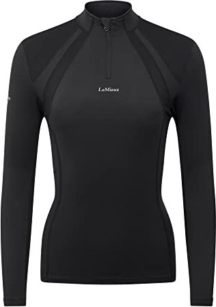 LeMieux Mia Mesh Womens Long Sleeve Base Layer - Black 16