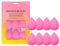 Freeman Blender Bender Makeup Sponge Set, For Liquid & Cream Foundation, Precision Point Makeup Blending Sponges, Vegan, Cruelty-Free, & Latex-Free, Pink Sponge, 8 Count