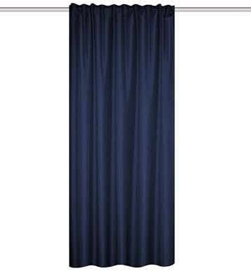 HOME WOHNIDEEN | Thermovorhang ESKAMIO blau | 145 x 135 cm