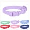 Collier imperméable pour Chien avec Boucle - en Plastique de Silicone Souple - Caoutchouc PVC - Lavable - Libération Rapide - Durable - pour Petites et Moyennes et Grandes Races - Violet, L