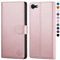 SkyDuck Cover per iPhone SE 2022/2020【Slot Carte】【RFID Portafoglio】 Cover per iPhone SE 2020 Cover iPhone 8,con 1 Pellicola Vetro Temperato,uomo donna Pelle Sintetica Custodia per iPhone 7,Oro Rosa