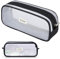 UieaMsio Federmäppchen,Mäppchen,Groß Federtasch,Durchsichtig federtasche,Federmäppchen mädchen,Farbig Federmäppchen durchsichtig,für Jungen Mädchen Teenager,von Schule & Büro Make-up (Black)