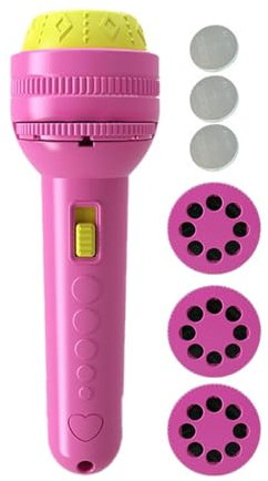 Kids Projector Flashlight - Projector Flashlights for Kids | Projector Lamp for Girls, Boys Compact Led Projector Torch Toy | Creative Kids Educational Interactive Toy for Bedroom Game Room