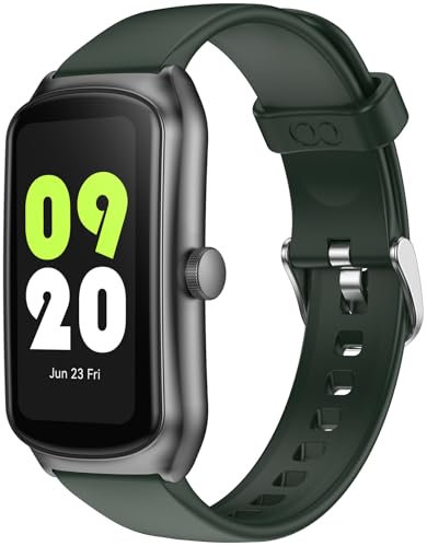 anyloop Fitness Tracker für Männer Frauen Aktivität Tracker 1.58'' Smartwatch mit Herzfrequenzmesser,Schrittzähler,Kalorien,Fitness Uhren IP68 wasserdicht Fitness Uhr für iOS & Android (Grün)