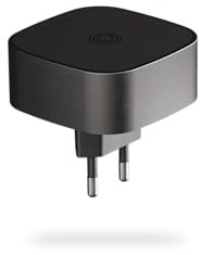 ZENS Magnetischer Wireless Charging Adapter für EU-Steckdosen kompatibel mit MagSafe und Qi2 (15 Watt Ausgangsleistung, Ideal für Reisen, Zusätzlicher 18W USB-C Ausgang) Schwarz