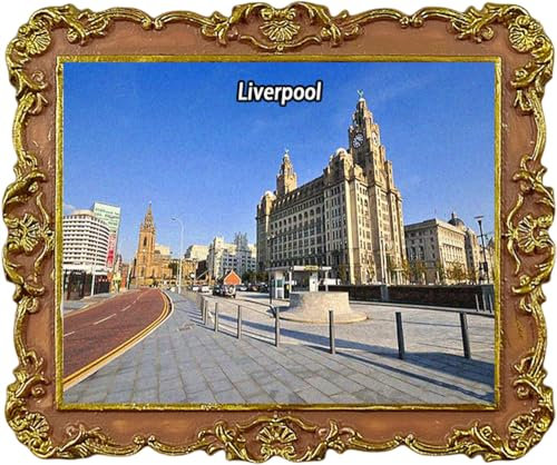 Liverpool UK Travel Souvenir Fridge Magnet City Attractions Refrigerator Magnet