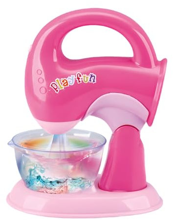 Sbattitore Giocattolo per Bambini Mixer Giocattolo Luci e Suoni Frullatore Impastatrice Giocattolo Sbattitore con Coppa Robot da Cucina Giocattolo Frullatore Giocattolo Blender Luci e Suoni