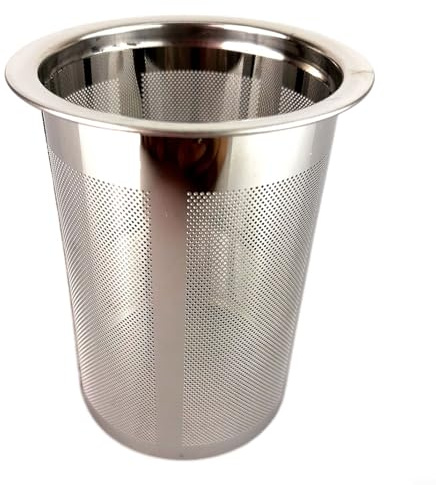 Bulevisiter Wiederverwendbares Kaffeesieb aus Edelstahl für Cold Brew und Tee-Aufguss, feinmaschiger Filter für DIY Brauen, 6,5 x 6,5 x 8 cm