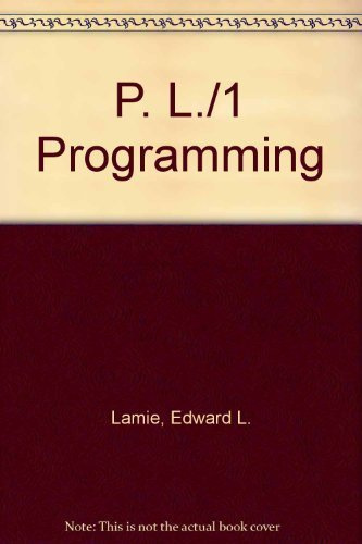 Pl/1 Programming: A Structured, Disciplined Approach