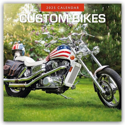 Custom Bikes – Umgebaute Motorräder 2025 – 16-Monatskalender: Original Red Robin Publishing Ltd-Kalender [Mehrsprachig] [Kalender] (Wall-Kalender)