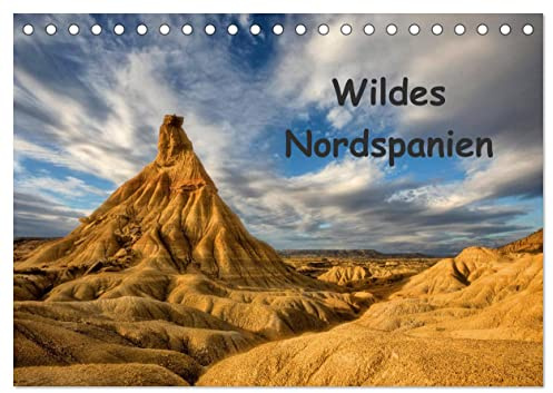 Wildes Nordspanien (Tischkalender 2026 DIN A5 quer), CALVENDO Monatskalender: Bizarre Felsküsten und lebensfeindliche Halbwüsten, die an den Wilden ... Geheimtipps in Nordspanien. (CALVENDO Natur)