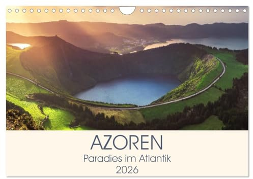 Azoren – Paradies im Atlantik (Wandkalender 2026 DIN A4 quer), CALVENDO Monatskalender: Eine unvergessliche Inselrundreise über die Azoren (CALVENDO Natur)