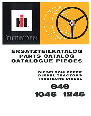 IHC Schlepper Ersatzteilkatalog 946 1046 1246 Traktor Ersatzteilliste
