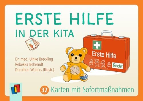 Erste Hilfe in der Kita: 32 Karten mit Sofortmaßnahmen