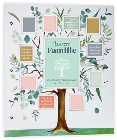 Trötsch Album Unsere Familie: Erinnerungsalbum zum Eintragen Geschenkbuch Familien-Buch