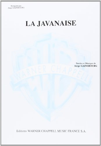 La javanaise. Chant et Piano.