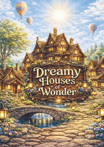 Dreamy houses of wonder: Coloringbook for adults