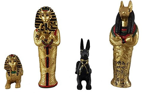 Unbekannt Kleines 4er Set D ägyptische Figuren 5-8cm