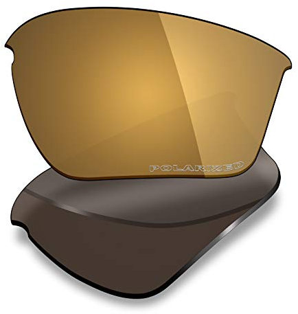 Mryok Verres de rechange pour Oakley Half Jacket 2.0 XL OO9154 - Options, Anti-corrosion polarisée - Bronze doré, Taille unique