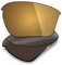 Mryok Verres de rechange pour Oakley Half Jacket 2.0 XL OO9154 - Options, Anti-corrosion polarisée - Bronze doré, Taille unique