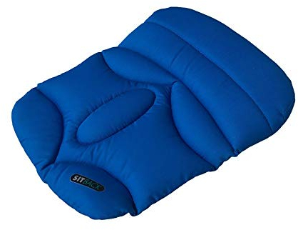 Sitback Basic Slim Keilkissen Stuhlkissen Autositzkissen Universal (Enzian blau)