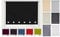 Funky Gadgets Roller Blinds Square Eyelet Light Filtering Roller Blind Daylight Trimmable Blinds Child Safe Easy Fit Metal Tube Home Office Window Blinds- Black, W90 x L165cm