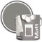 Rust-Oleum Peinture Mate Murs et Plafonds Grise - Béton 2,5L