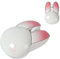 Souris sans fil Bluetooth en forme de lapin mignon - Silencieuse - USB - Optique silencieuse - Pour ordinateur de bureau - Pour PC, ordinateur de bureau, iPad, Mac, MacBook Air Pro, Dell, HP,