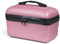 KINSTON Vanity Trousse de Toilette Cosmétiques, Rigide avec Poignée, Organisateur de Voyage, Boîte de Rangement - Grande capacité (Rose/Modèle Standard)