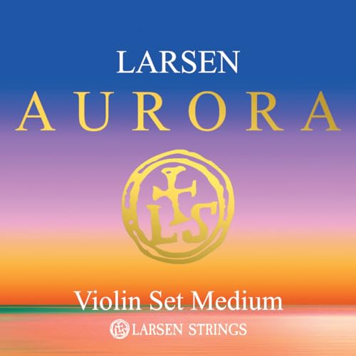 LARSEN STRINGS Aurora corde per violino E 4/4 Ball End staccabile Medio