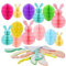 SPERMUOY Ostereier zum aufhängen draußen,13 pcs Ostern Honeycomb Deko Osterhase Hängende Deko,Ostern Honeycomb Deko Ostereier zum Aufhängen Osterhasen Deko für Draußen