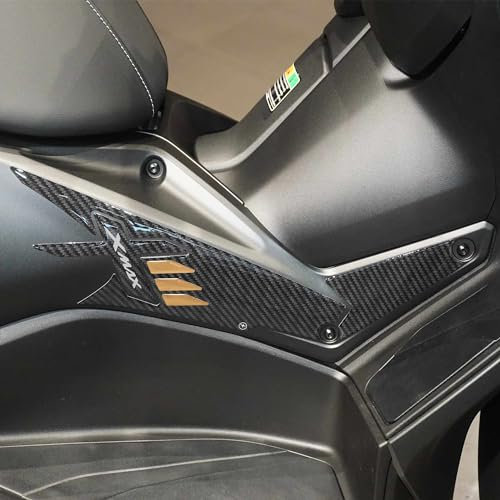 labelbike - Autocollants 3D en résine Décorations et Protections pour Motos Boomerang compatibles avec Yamaha Xmax 125-300 à partir de 2023