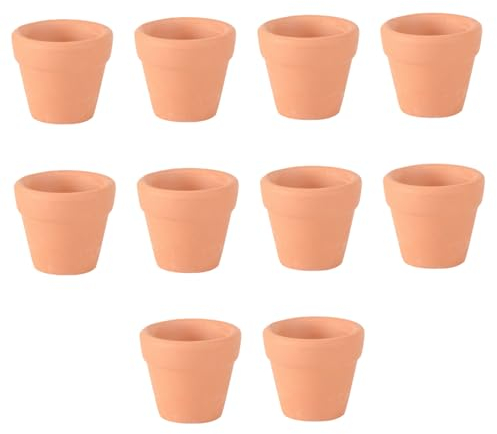 INOOMP 48 Piezas Maceta para balcón Casamento decoração Wedding Decoration macetas de Arcilla Decorativo Fresa macetas de Interior Maceta de Barro Olla de Barro Decorativa Rural Decorar
