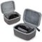 RC GearPro Goggles 3 Carrying Case with Carabiner Shockproof Hard Shell Case Travel Bag Portable Protective Handbag Compatible with DJI Avata 2 Goggles 3 / Avata Goggles 2