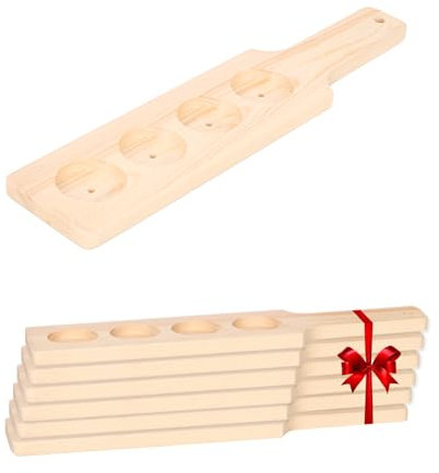 LZMS Pala de vuelo de madera natural de 45,7 cm