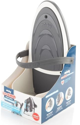 AMK® Iron Holder Heat Resistant Silicone Material Including a Safety Strap Door Or Wall Mounted