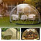 Outdoor-Gartenkuppel, 3,6 x 2,2 m, Blasenzelt, wetterfest, Gewächshaus, PVC, Kuppelzelte für Hinterhof, Camping, Party, Event, Pavillons, Garten, Haus (transparente Abdeckung)