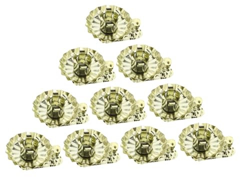 COLLBATH Weihnachtskerzenhalter-Dekorationen 10 Stück Metall-kerzenclips Für Weihnachtsbaum-