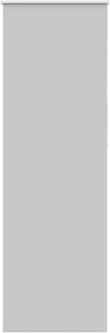 vidaXL Verdunkelungsrollo Hellgrau 80x210 cm Stoffbreite 75,7 cm, Rollo, Klemmfix, Thermorollo, Verdunklungsrollo, Klemmrollo, Fensterrollo