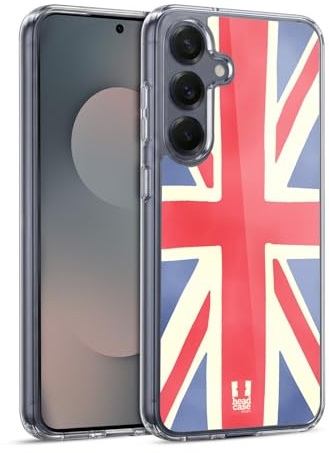Head Case Designs Union Jack Ich Träume Von London Gelhülle [Militärischer Schutzgrad] Kompatibel Mit Samsung Galaxy S25 Und Kompatibel Mit MagSafe